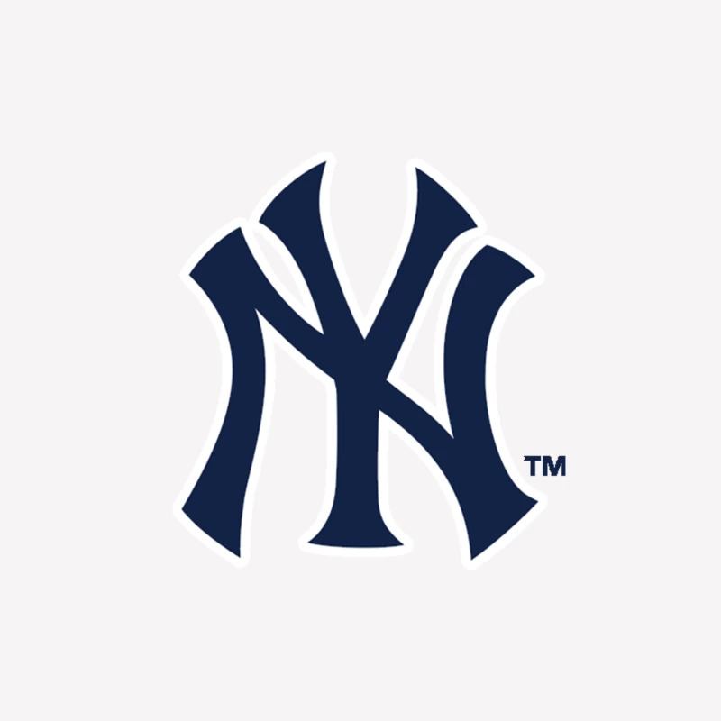 Iconic New York Yankees MLB Baseball Logo Male T-Shirt
