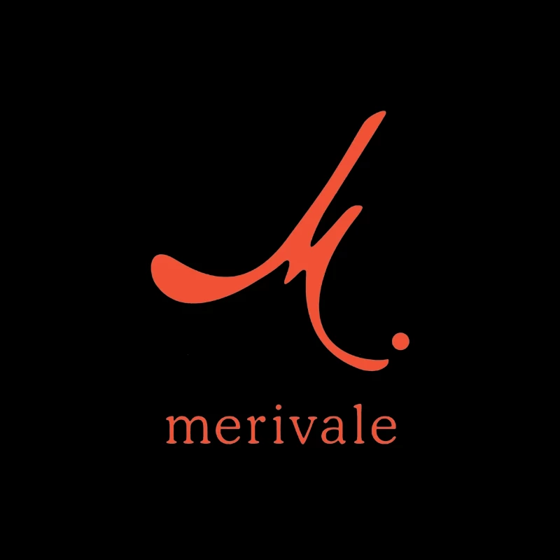 Merivale Hospitality Group Minimalist Red Logo Design Tapestry