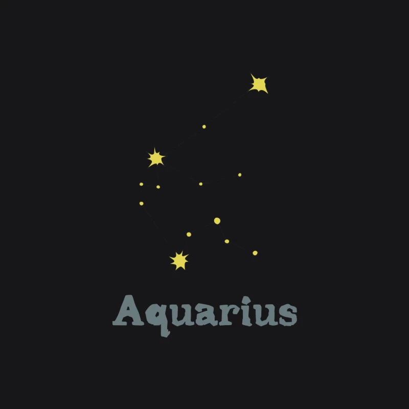 Sternbild Aquarius Herren Pullover Hoodie