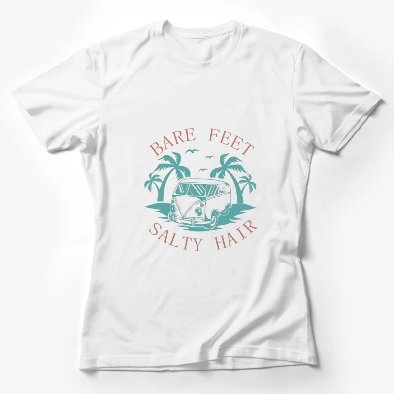 Aventure pieds nus avec van Femme T-Shirt