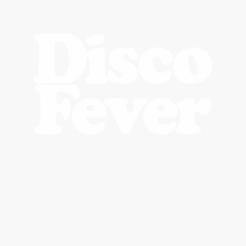 Disco Fever  Retro Typography Design Cotton Tote Bag
