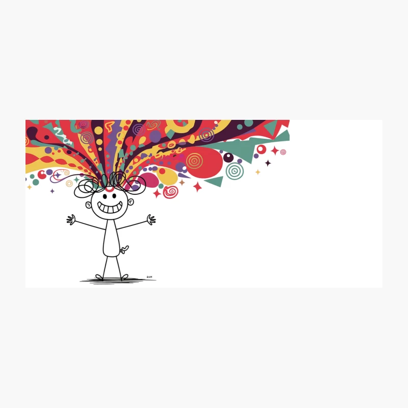 Joyful Explosion of Colorful Imagination Coffee Mug