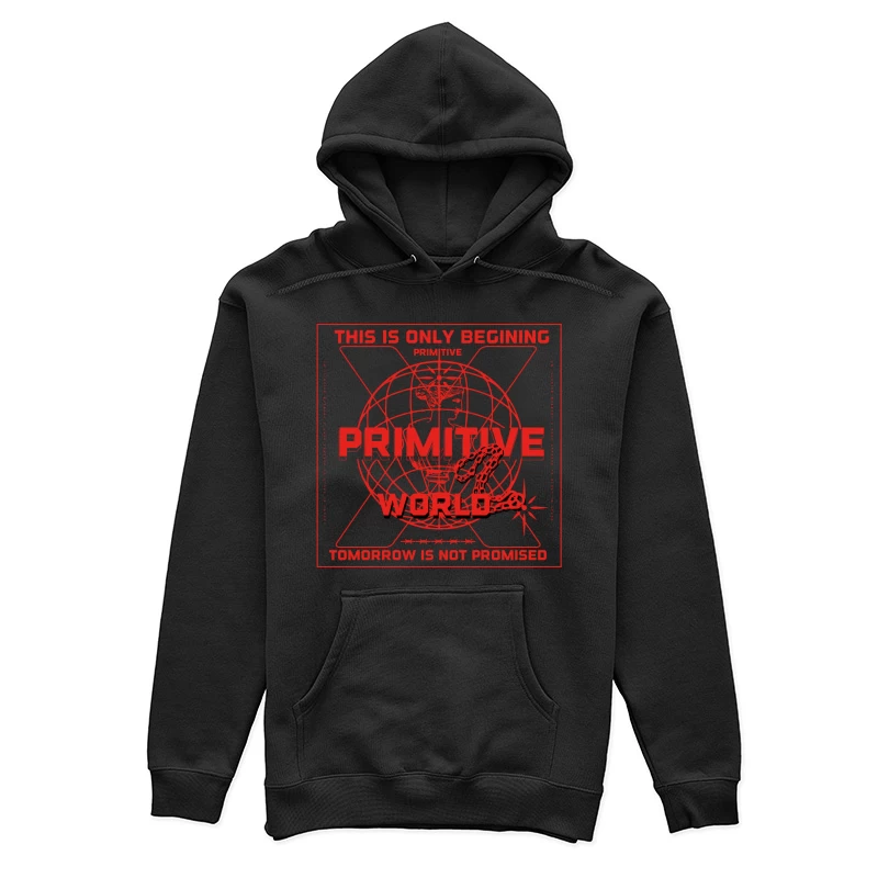 Primitive Welt Design Damen Pullover Hoodie