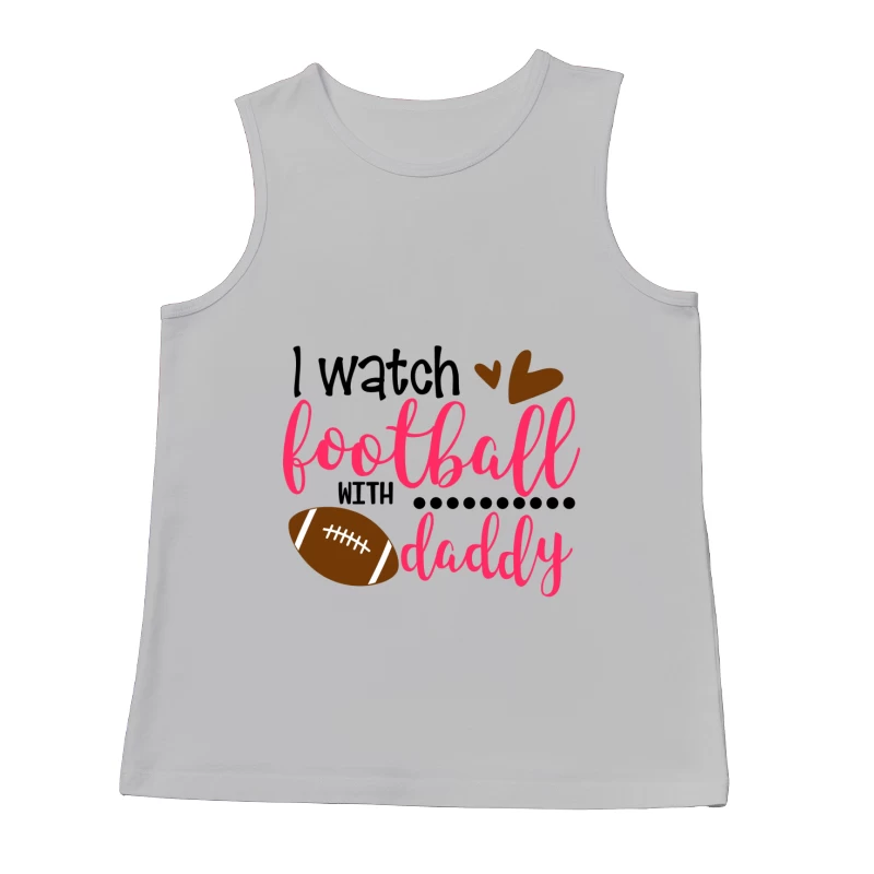 Regarder le football avec papa Homme Débardeur