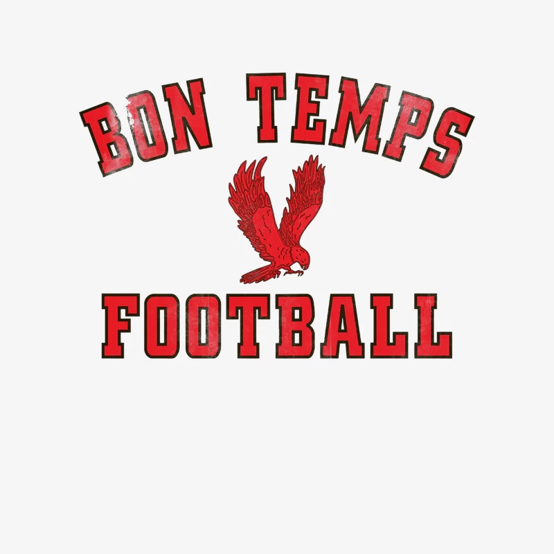 Bon Temps Football Vintage Female Pullover Sweatshirt