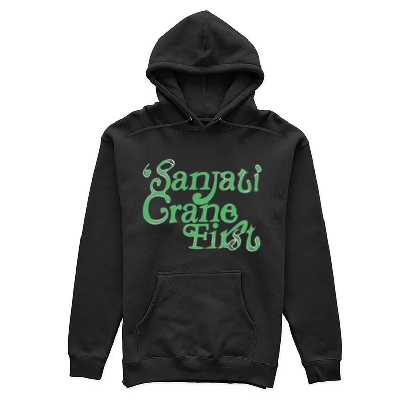 Sanjati Crane Schriftzug Damen Pullover Hoodie