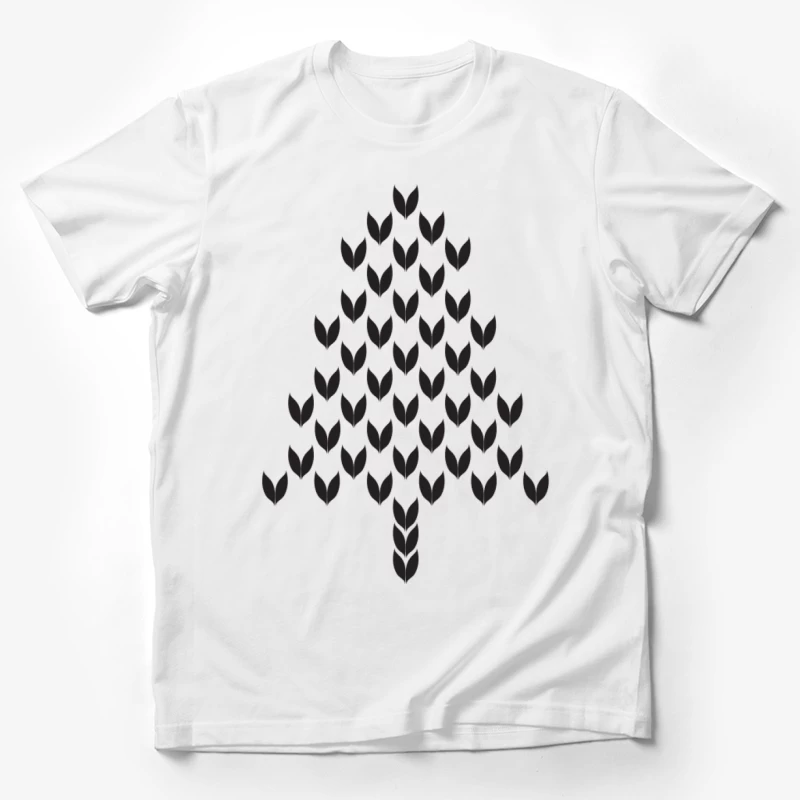 Arbre de chevrons en noir Homme T-Shirt