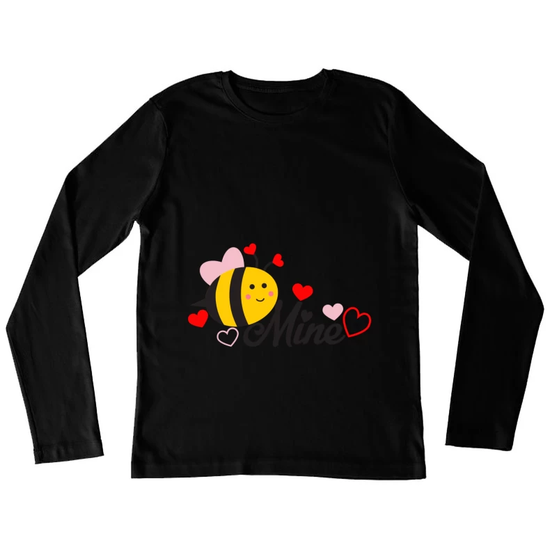 Abeille mignonne d'amour Femme Manches Longues T-Shirt