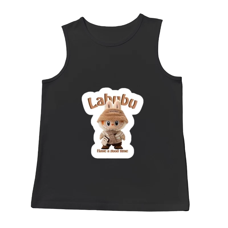 Figurine Labubu douillette en tenue d'hiver Homme Débardeur