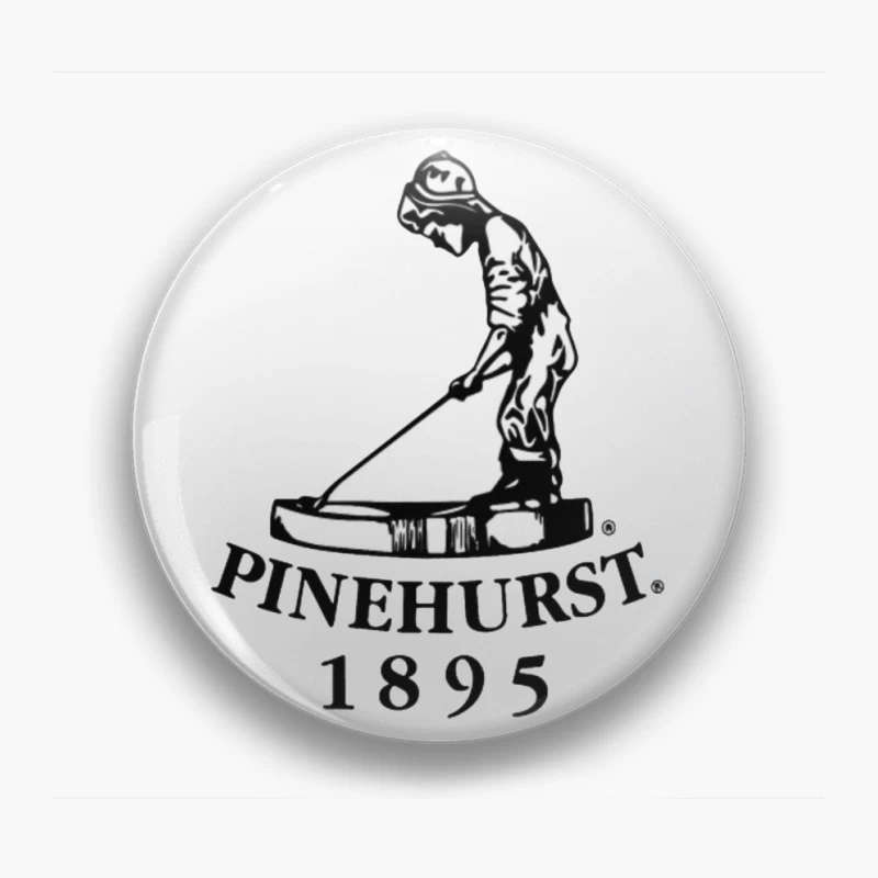 Pinehurst Golf Resort Historic Logo Since 1895 Pin