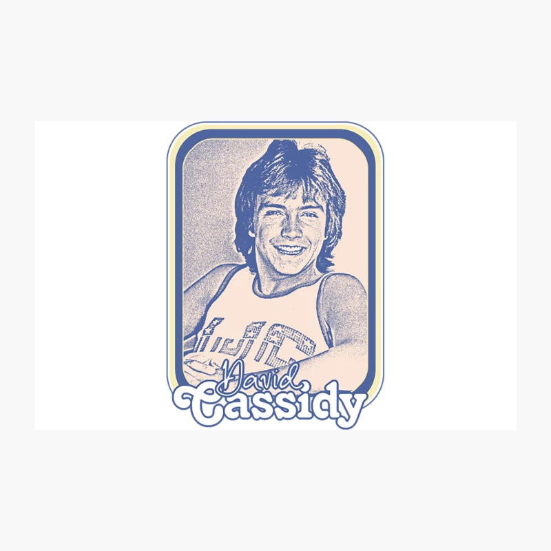 David Cassidy  Retro 70s Aesthetic Fan Design Travel Mug