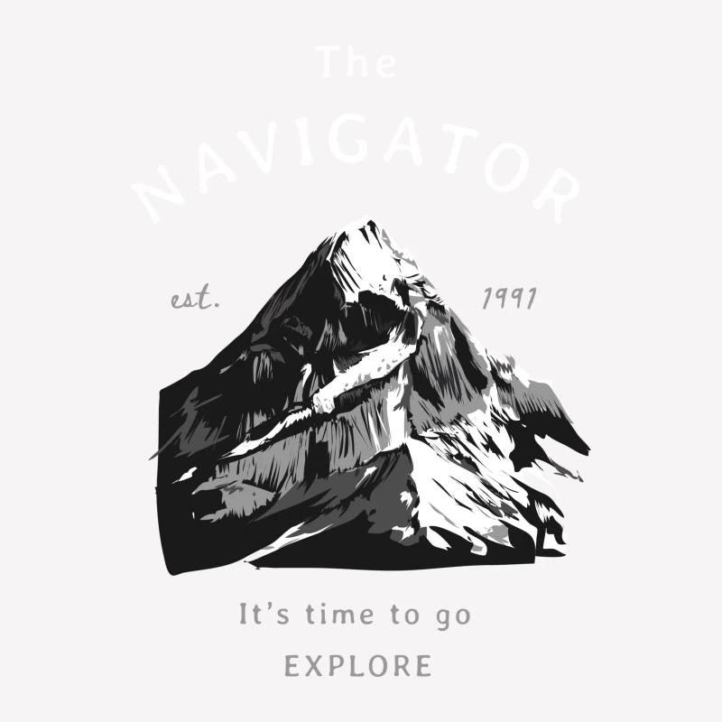 Der Navigator: Erkunde die Berge Damen T-Shirt