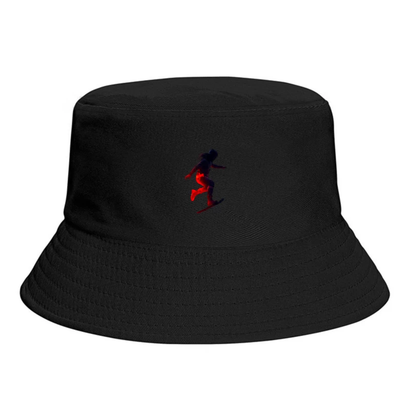 Vibrant Talk Graphic with Lips Bucket Hat