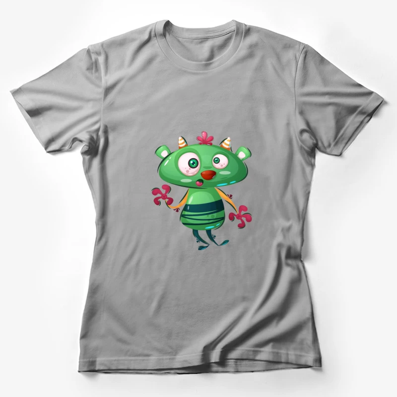 Créature colorée avec cornes Femme T-Shirt