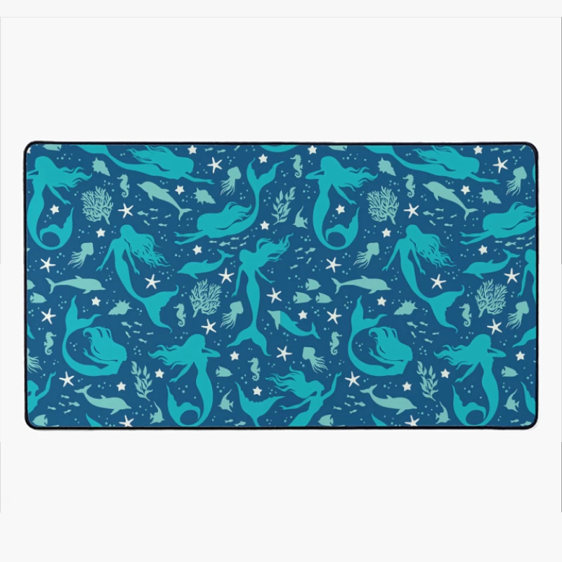 Dive into Whimsy: Enchanting Mermaid Adventure Desk Mat