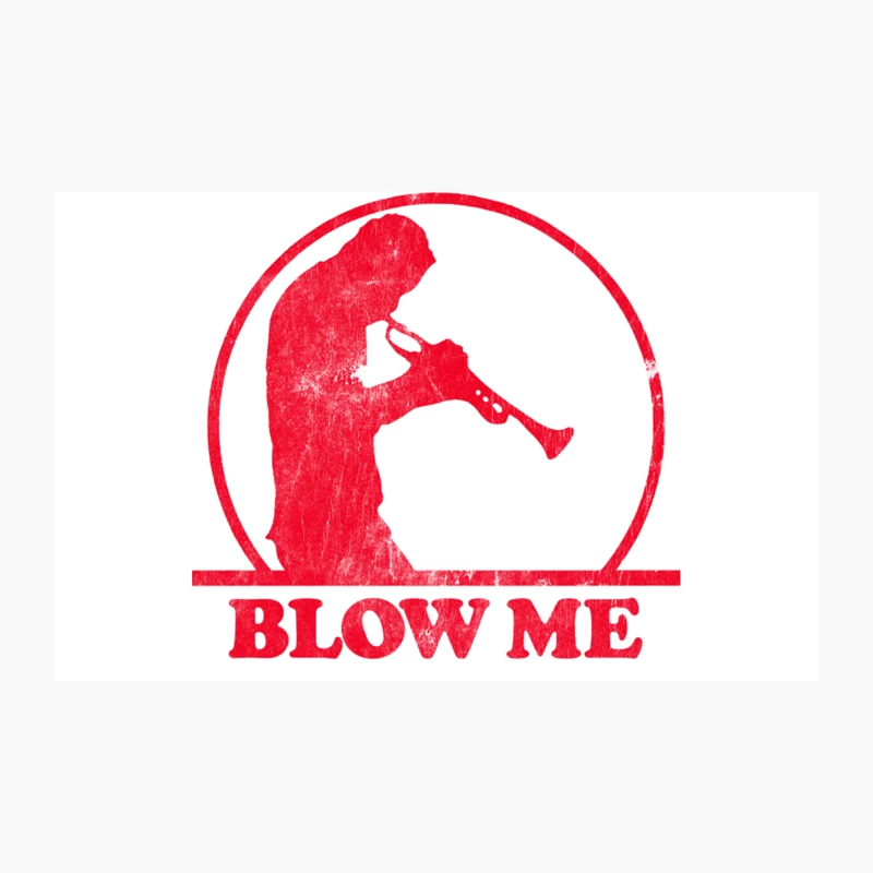 Blow Me - Humorous Trombone Player Design Travel Mug