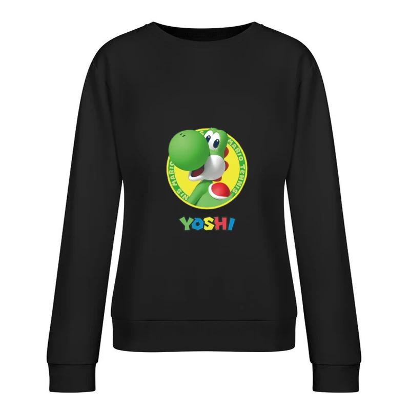 Yoshi de Mario Tennis Femme Sweat-shirt à enfiler