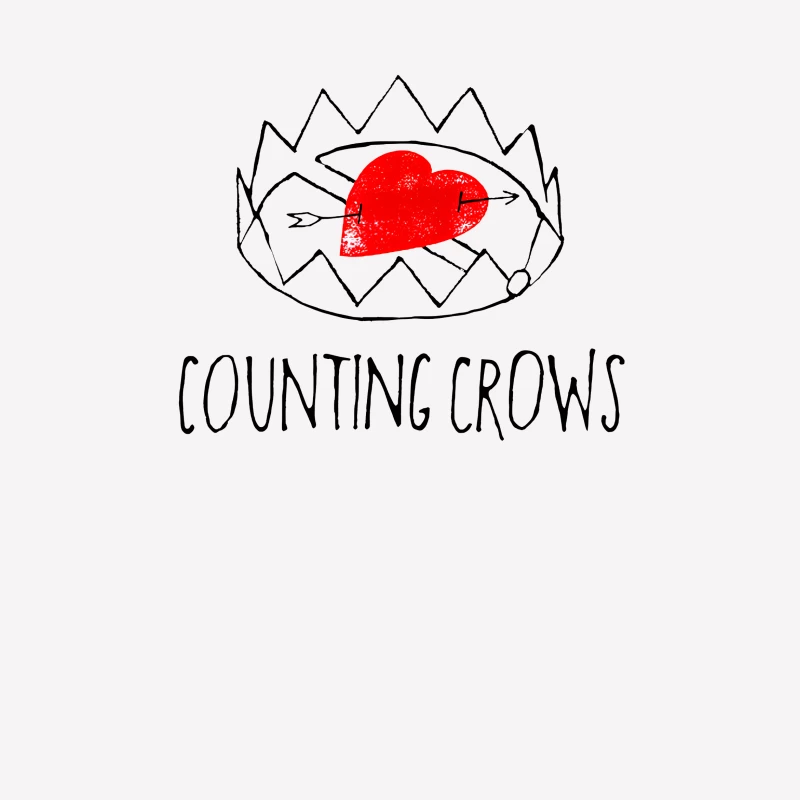 Counting Crows White Love Trap Male T-Shirt