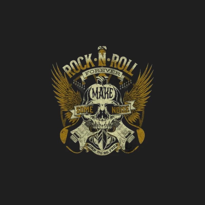 Crâne de Rock and Roll avec des ailes Homme Débardeur