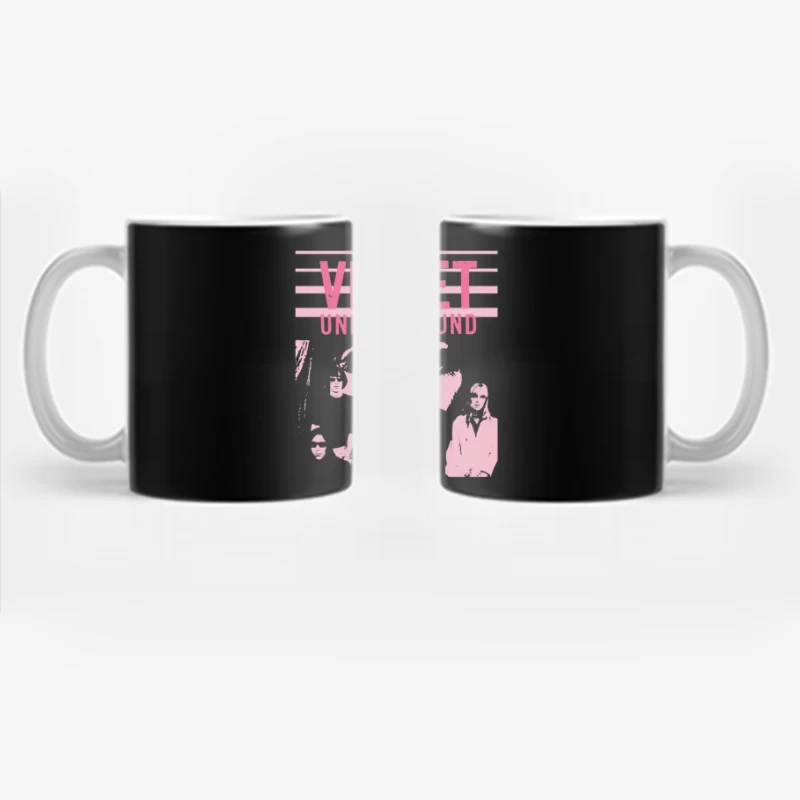 The Velvet Underground Vintage Pink Album Art Design Coffee Mug