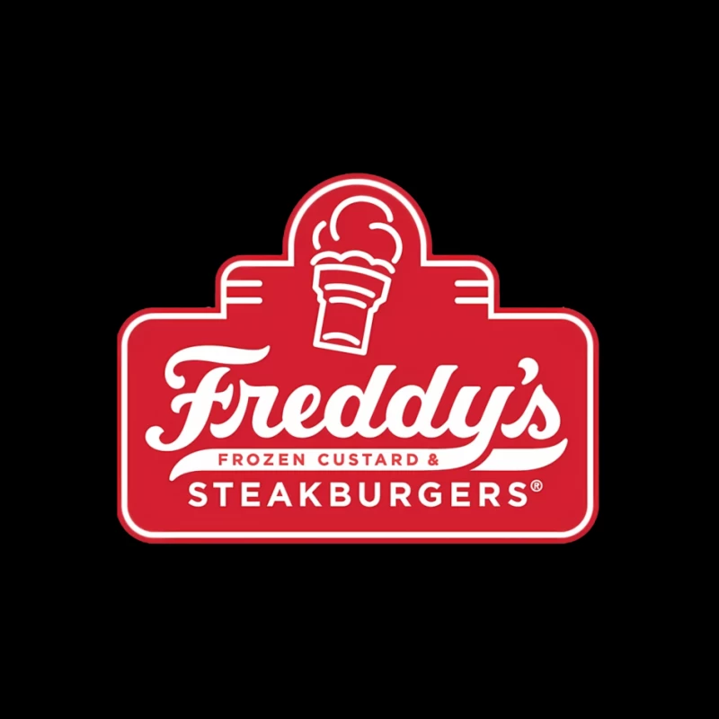 Freddy's Frozen Custard & Steakburgers Restaurant Logo Pin