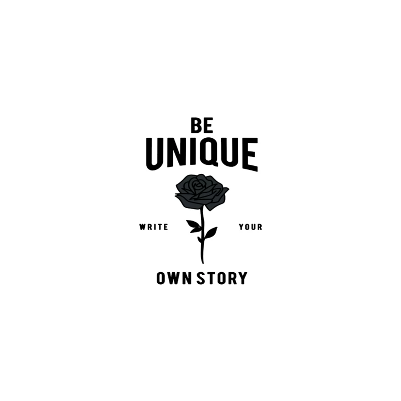 Be Unique - Write Your Own Story iPhone Case