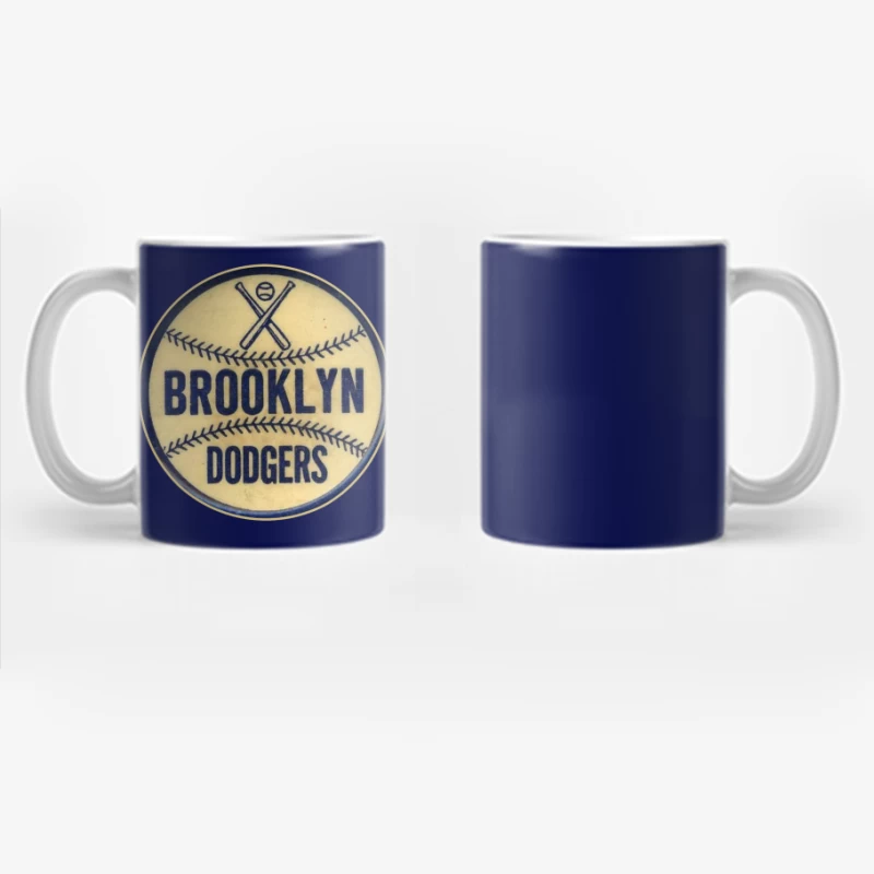 VINTAGE BROOKLYN DODGERS Coffee Mug