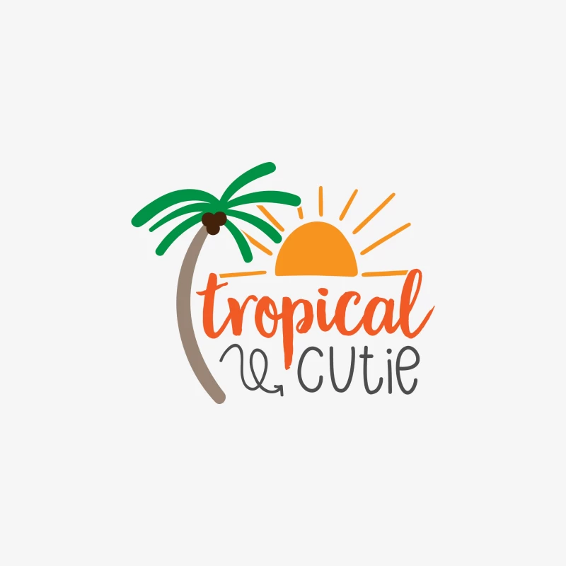 Thème tropical ensoleillé Homme Sweat-shirt à enfiler