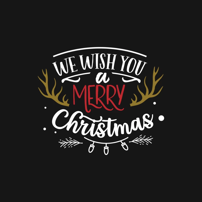 Vœux de Noël joyeux avec bois de cerf Femme Manches Longues T-Shirt