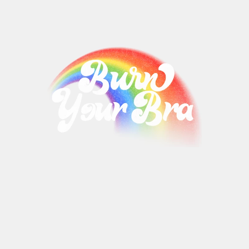Burn Your Bra! Feminist Statement Design Male Tank Top