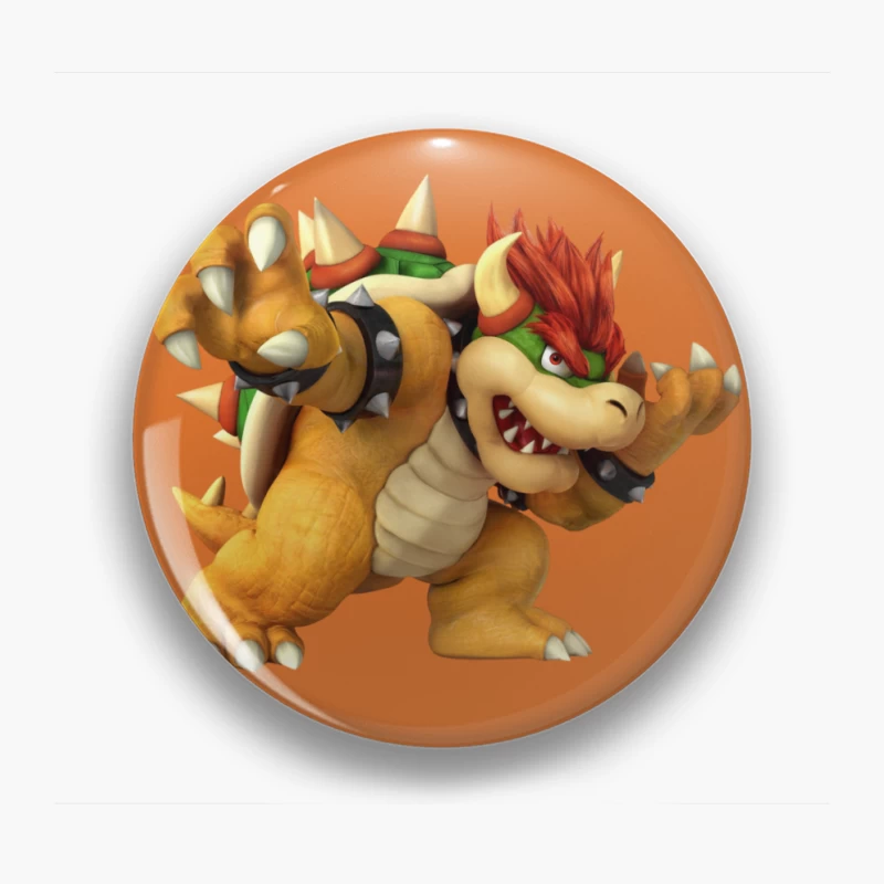 Bowser Character from Video Games Pin