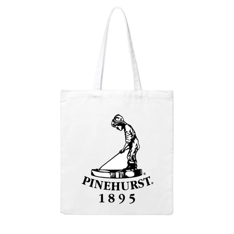 Pinehurst Golf Resort Historic Logo Since 1895 Cotton Tote Bag