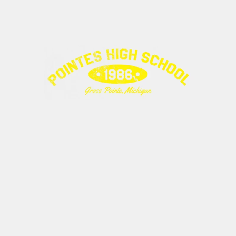 Pointe High School 1986, distressed Male Tank Top