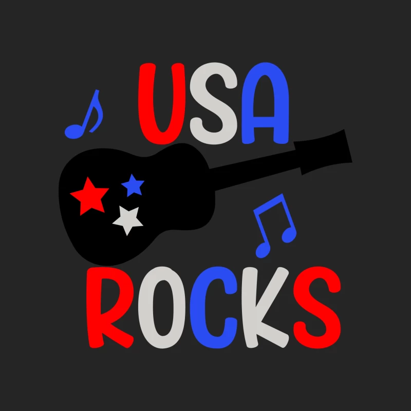 USA Rocks avec Musique et Étoiles Homme Sweat-shirt à enfiler