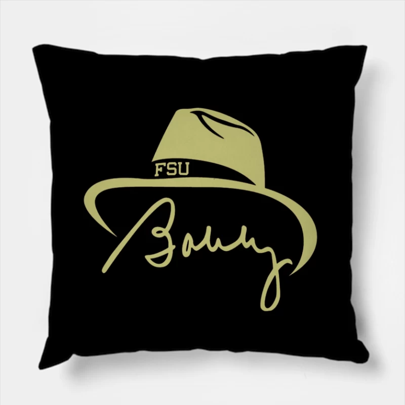 Bobby Bowden Throw Pillow