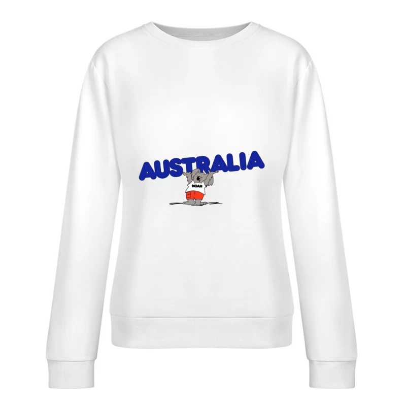 Niedlicher Koala Australien Design Damen Pullover Sweatshirt