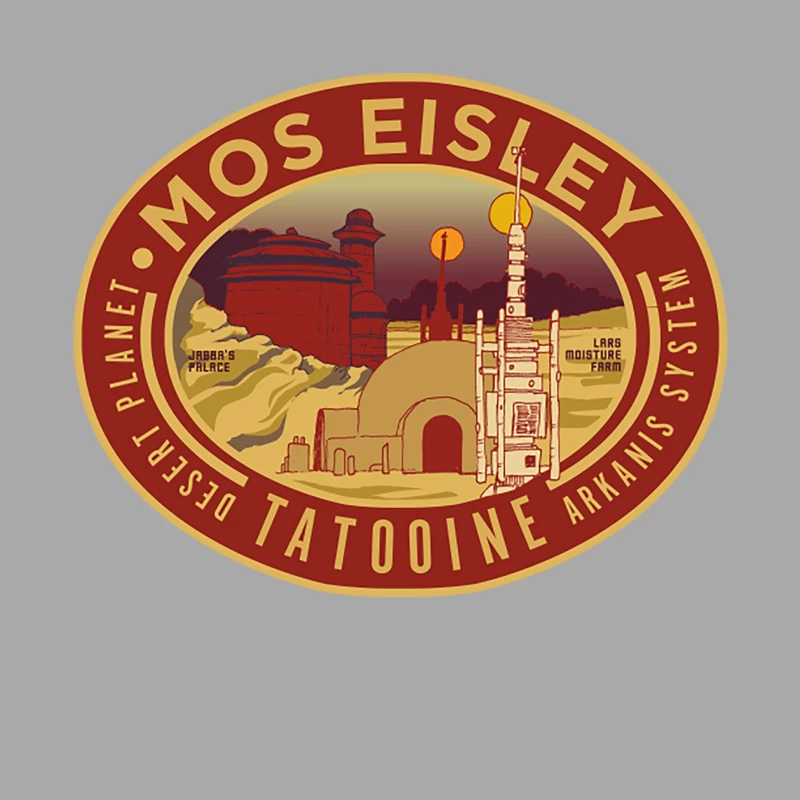 Tatooine Male Pullover Hoodie