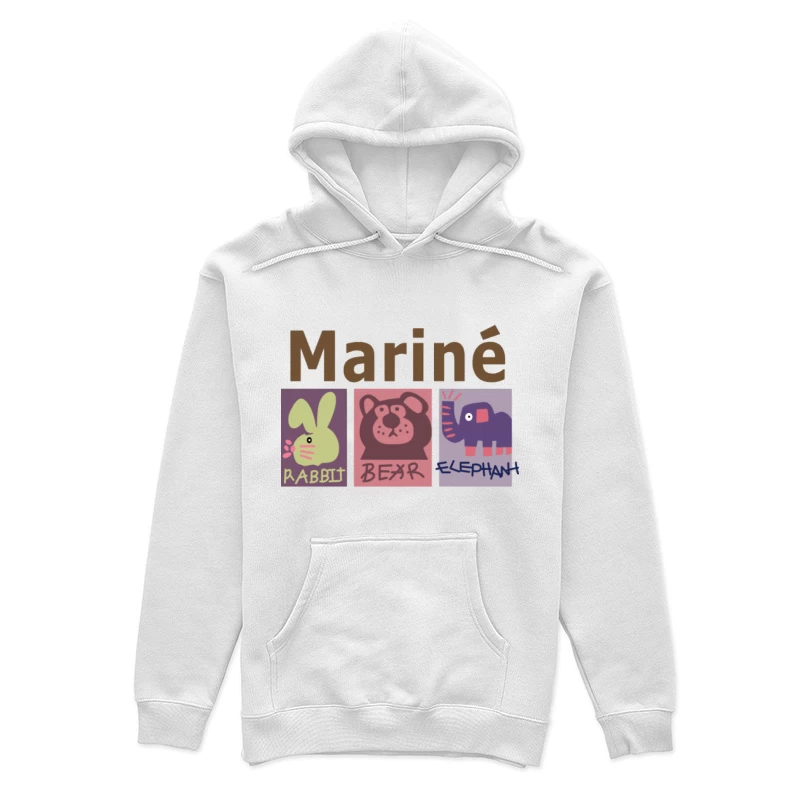 Marine Tiergrafiken Damen Pullover Hoodie