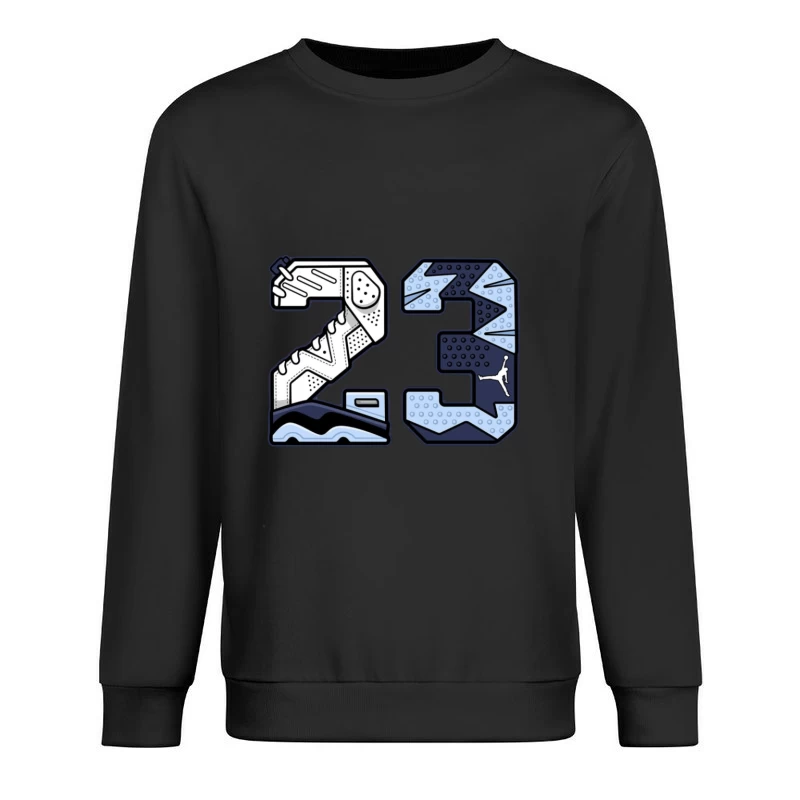Numero 23 ispirato al design delle scarpe da ginnastica Felpa pullover Uomo