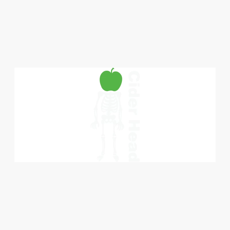 Ciderhead Cider Drinking Skeleton and Apple Coffee Mug