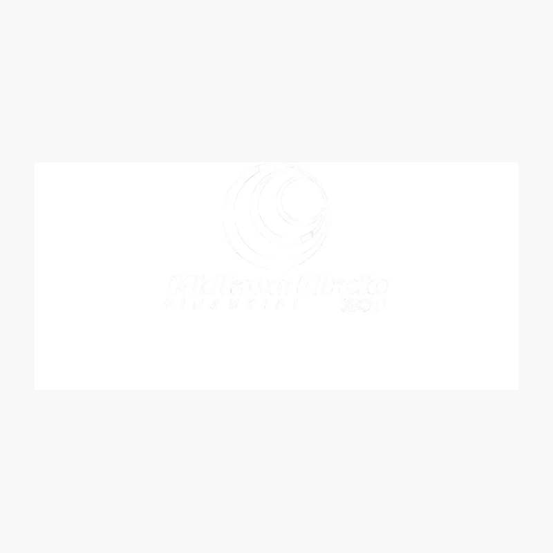 Minimalist White Circular Logo Coffee Mug