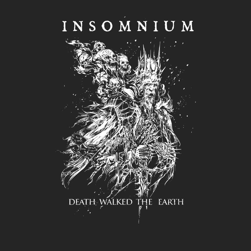 Insomnium Death Walked The Earth Male Pullover Sweatshirt