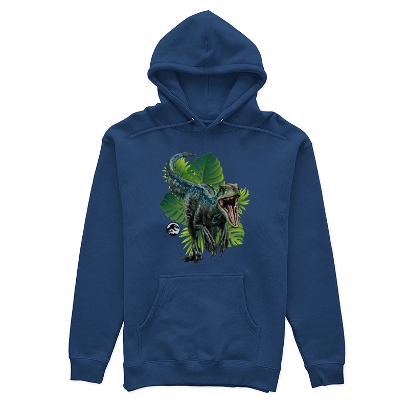 Hyperrealistic Velociraptor in the Wild Female Pullover Hoodie