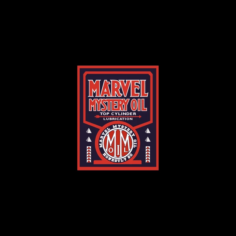 Vintage Marvel Mystery Oil Automotive Lubricant Advertisement Poster iPhone Case