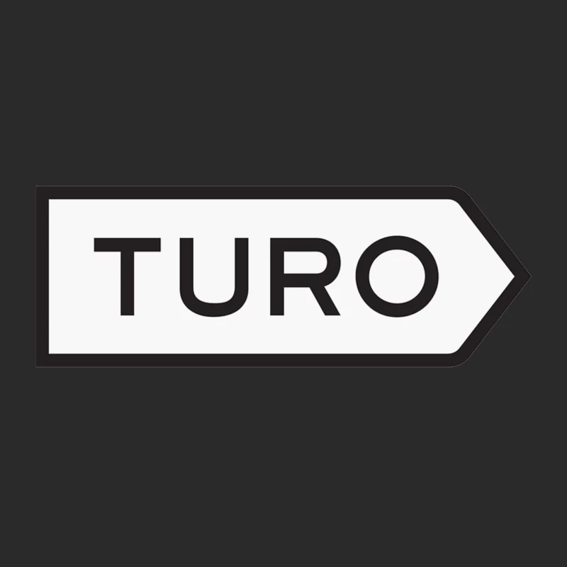 Turo Car-Sharing Service Minimalist Arrow Logo Baseball Cap