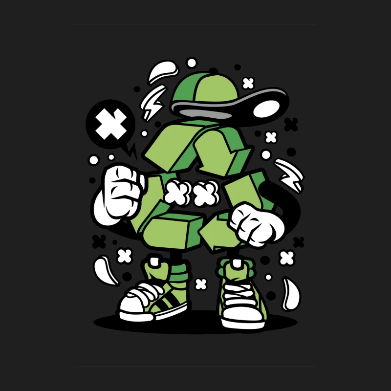 Personnage recyclage dynamique Homme Débardeur