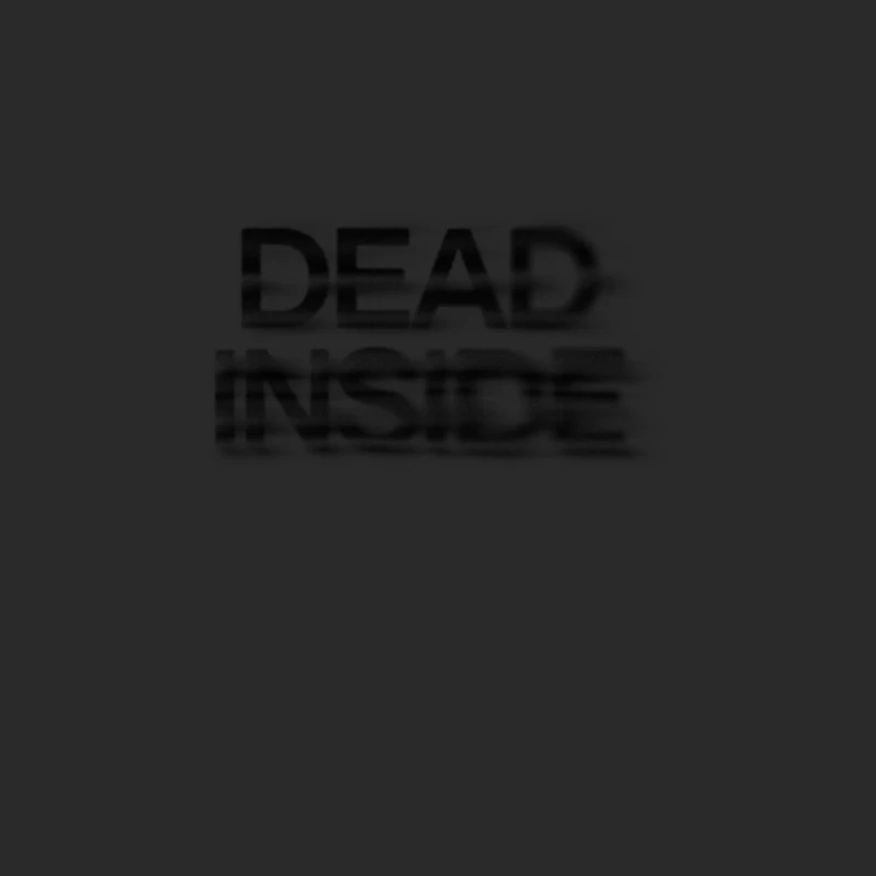 Dead Inside  Spray Paint Effect Design Baseball Cap