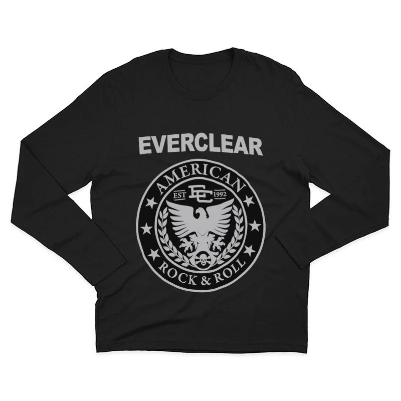 Everclear American Rock & Roll Band Emblem Est. 1992 Male Long Sleeve T-Shirt