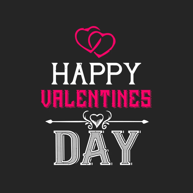 Cartolina di San Valentino con cuori Felpa pullover Uomo