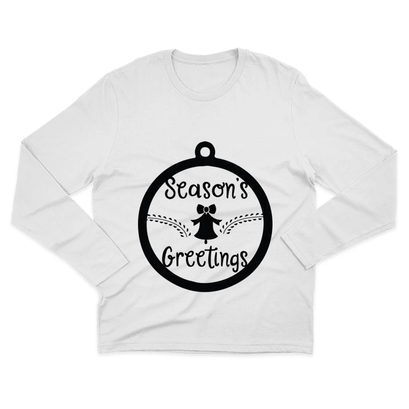 Ornement de vœux de saison Homme Manches Longues T-Shirt